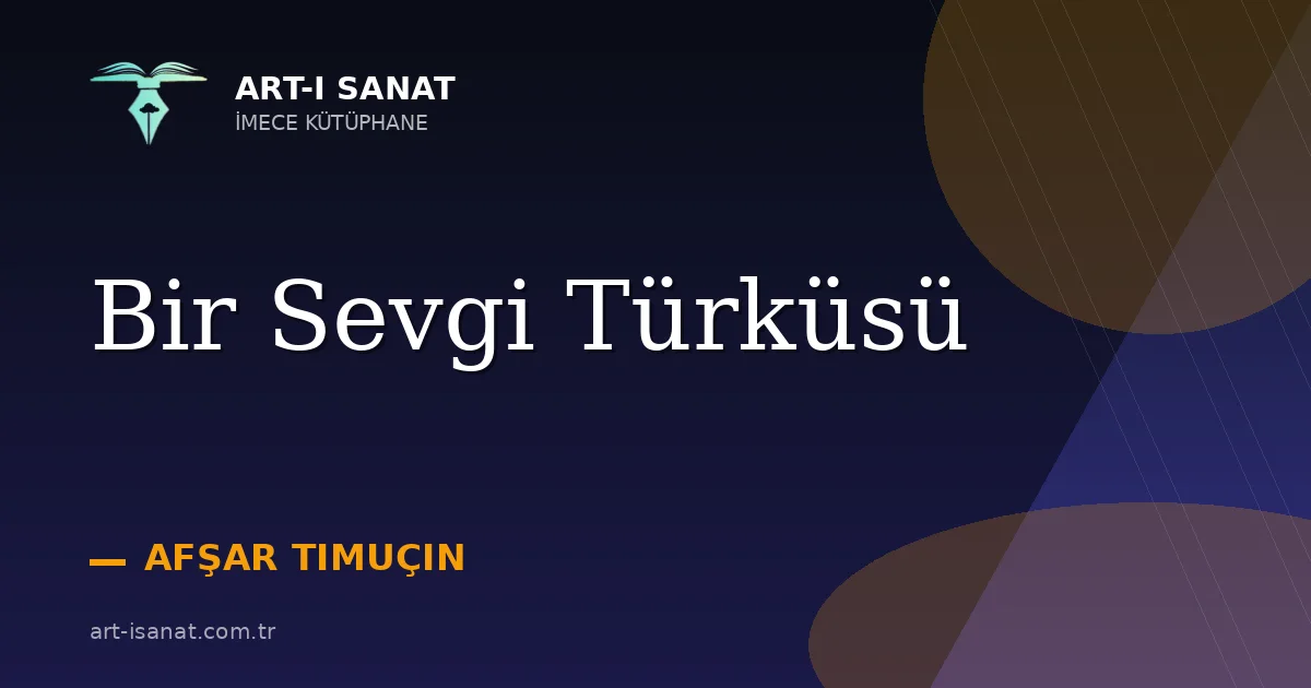 Bir Sevgi Türküsü