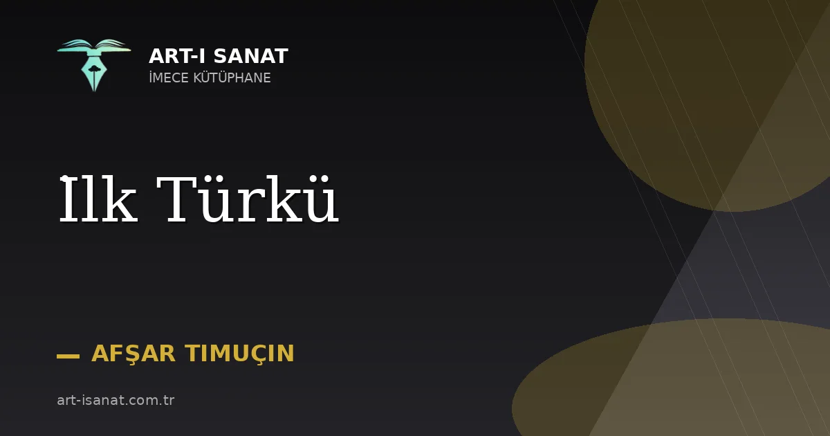 İlk Türkü