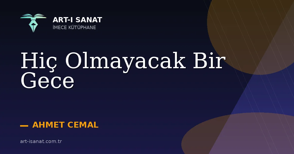 Hiç Olmayacak Bir Gece