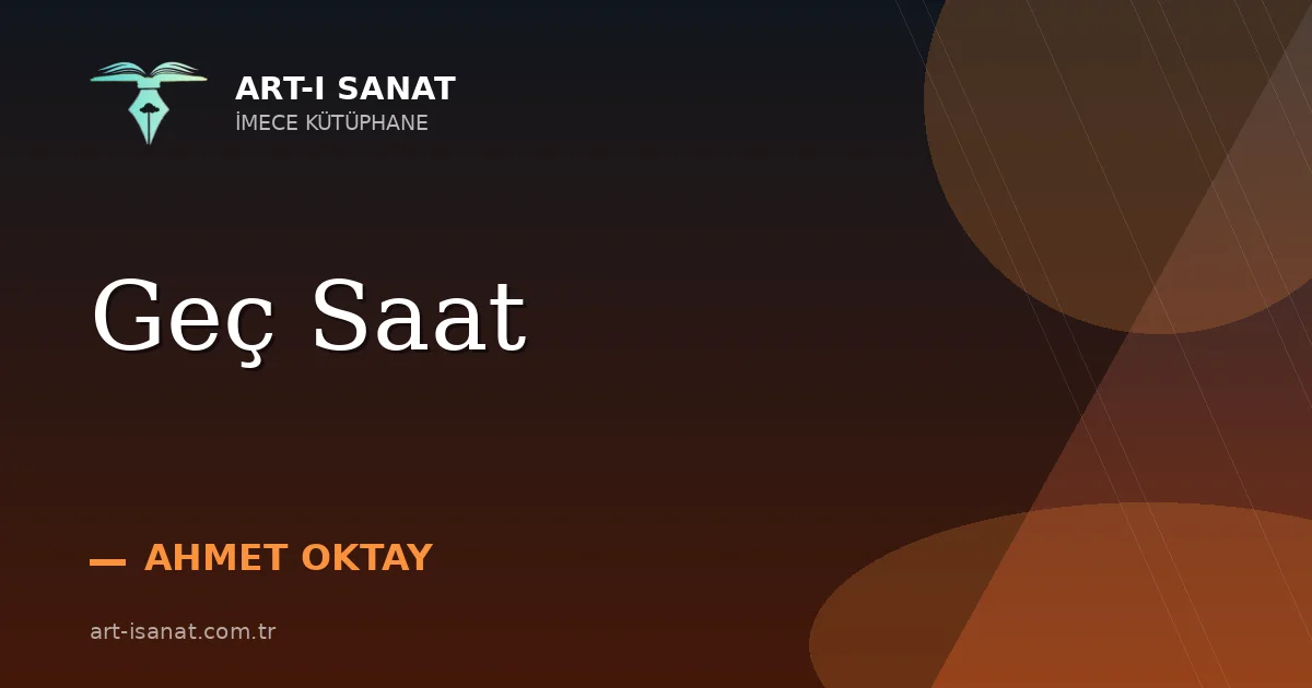 Geç Saat