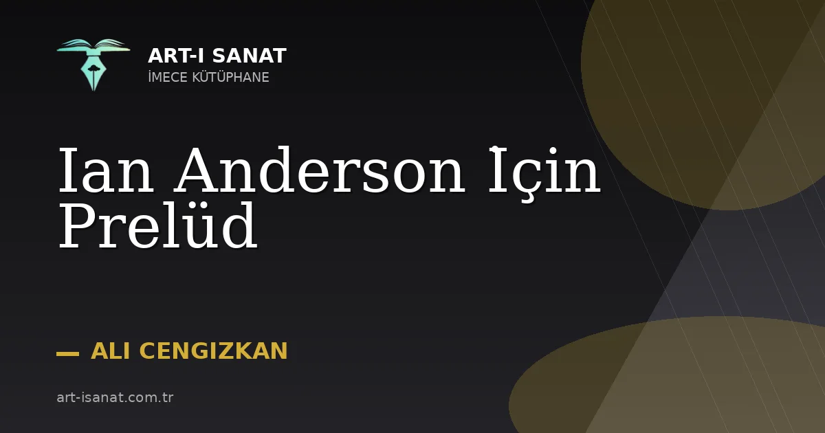 Ian Anderson İçin Prelüd