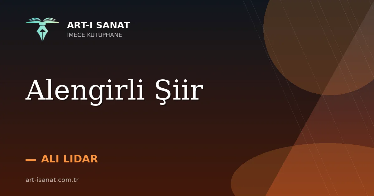 Alengirli Şiir
