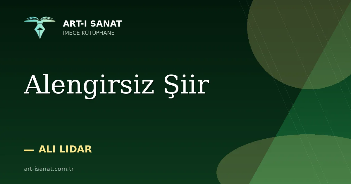 Alengirsiz Şiir
