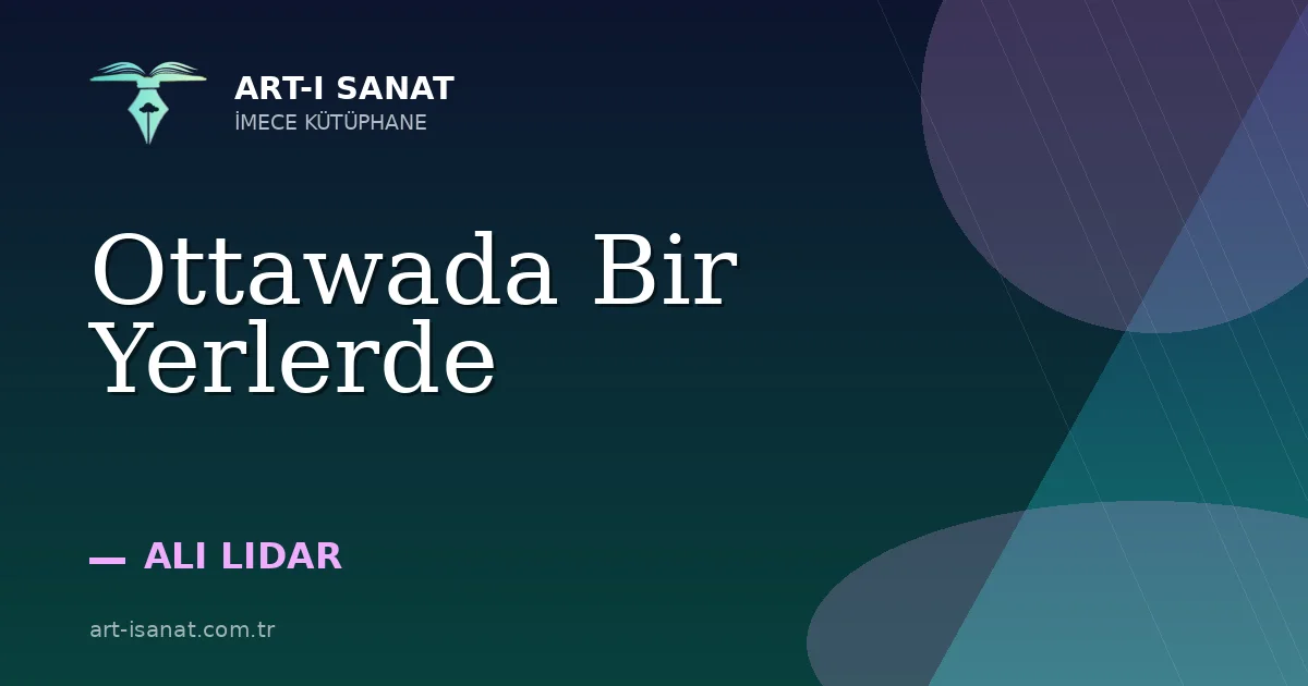 Ottawada Bir Yerlerde