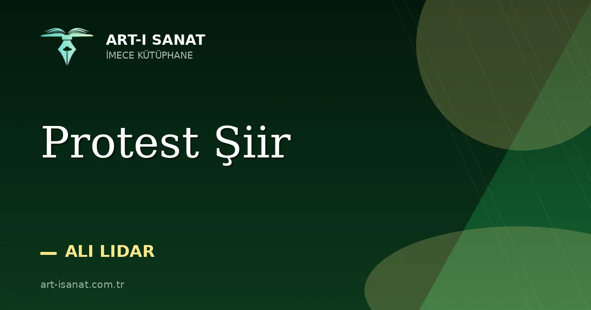Protest Şiir