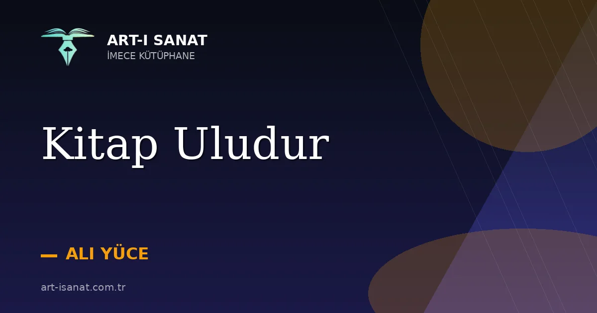 Kitap Uludur