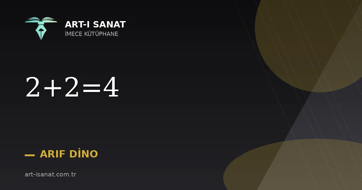 2+2=4