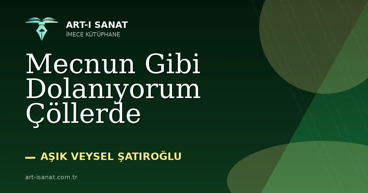 Mecnun Gibi Dolanıyorum Çöllerde