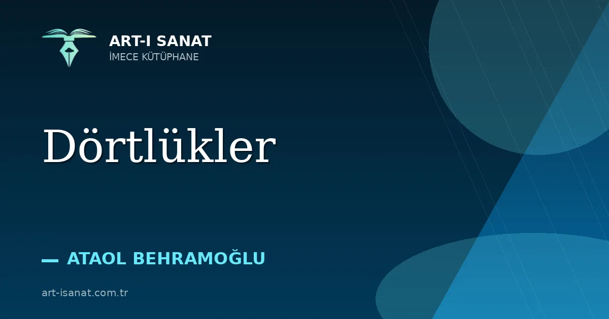 Dörtlükler