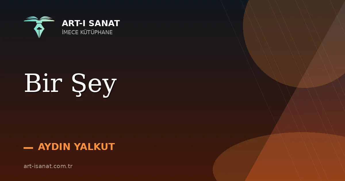 Bir Şey