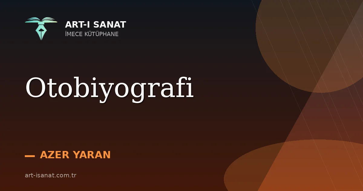 Otobiyografi