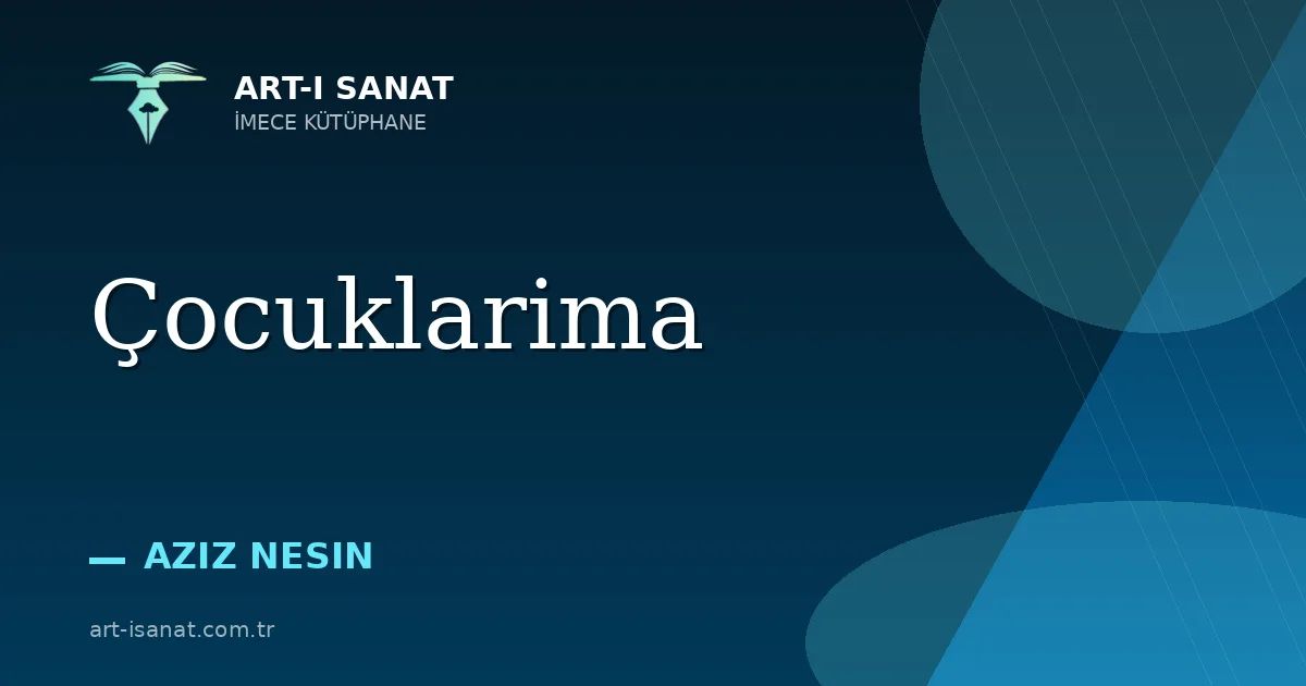 Çocuklarima
