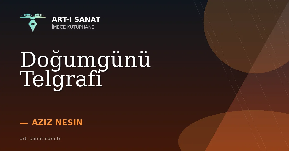Doğumgünü Telgrafi