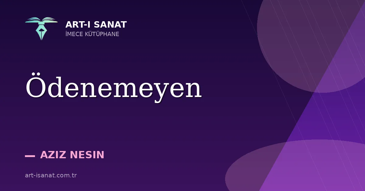 Ödenemeyen