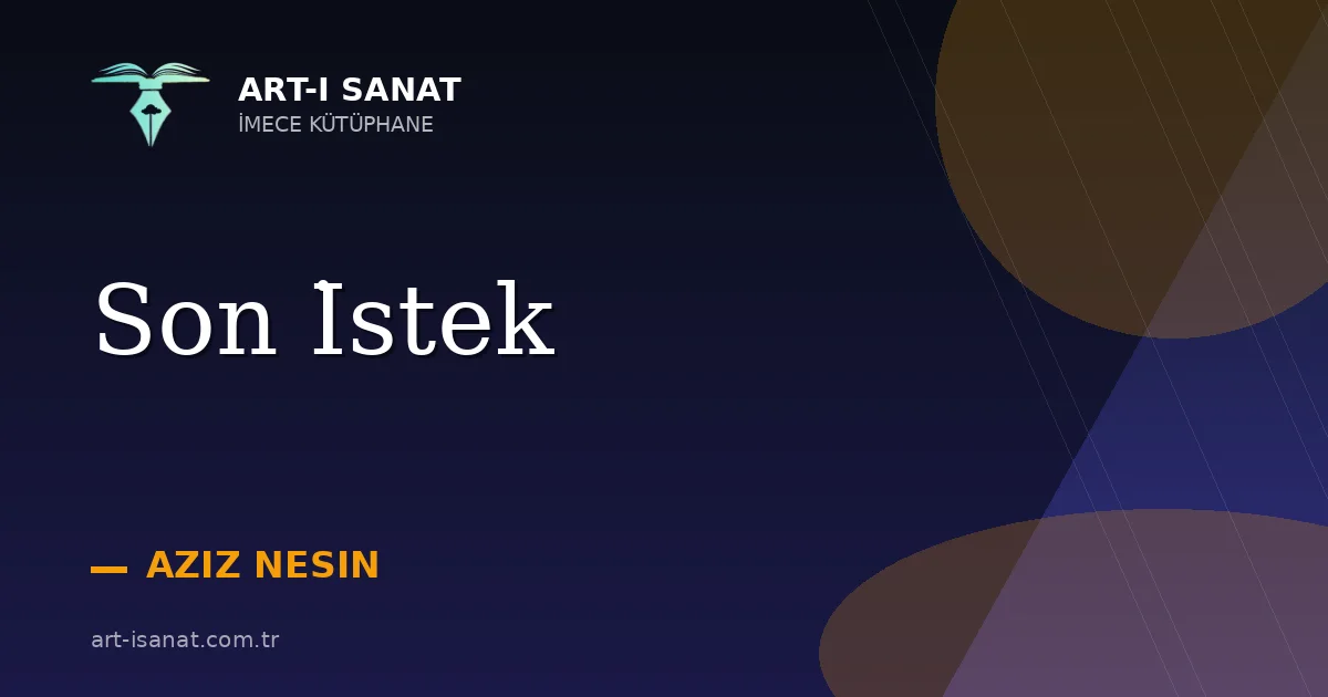 Son İstek