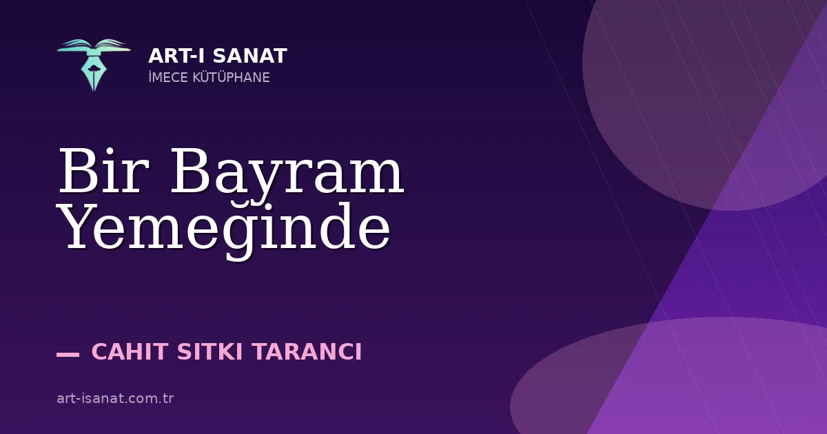 Bir Bayram Yemeğinde