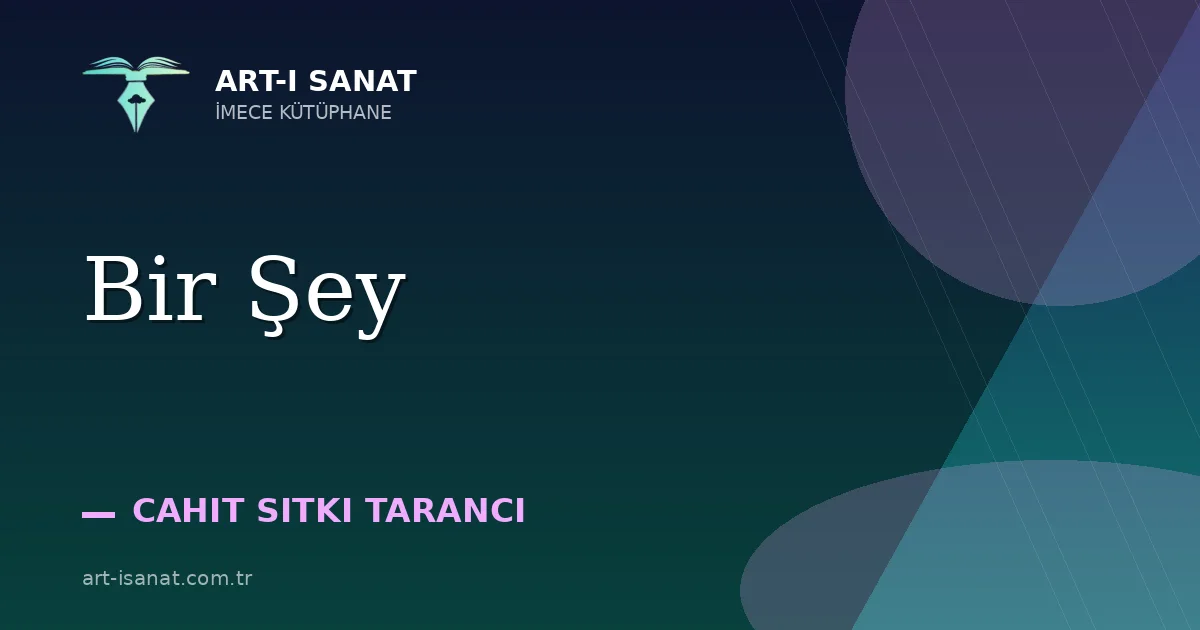 Bir Şey