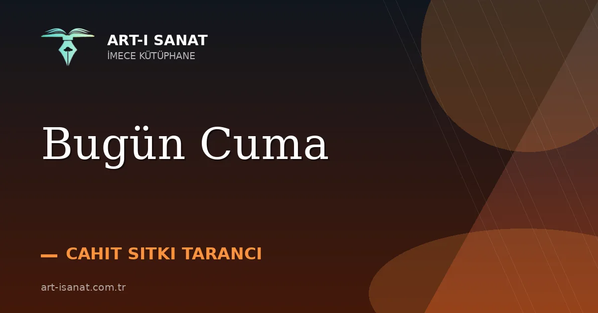 Bugün Cuma