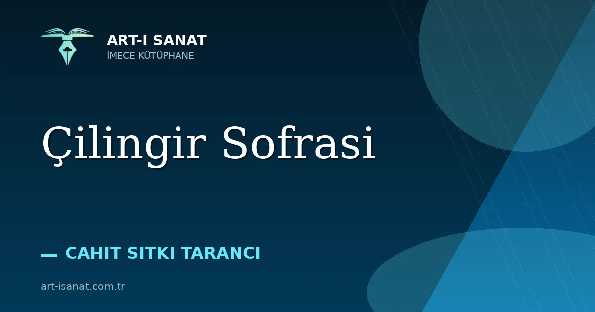 Çilingir Sofrasi