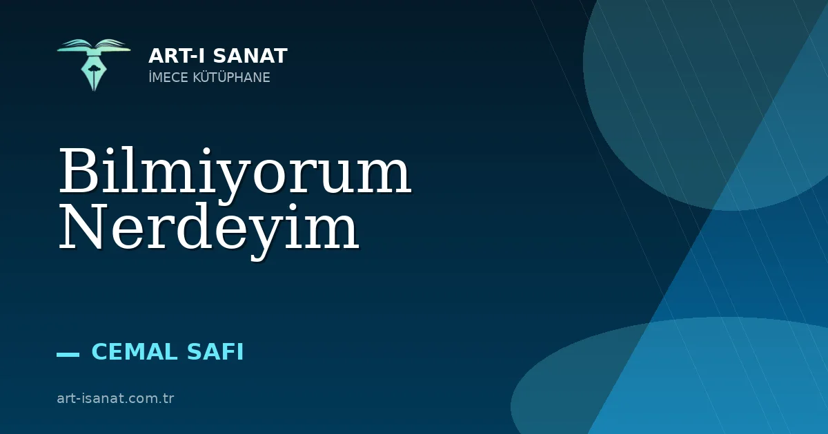Bilmiyorum Nerdeyim