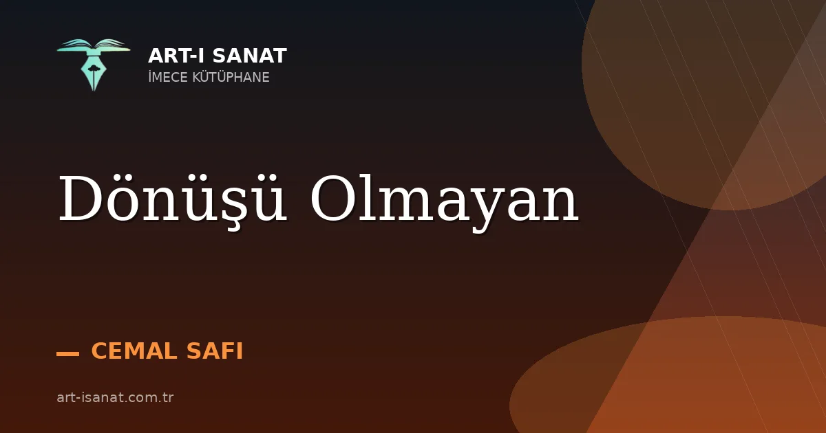 Dönüşü Olmayan