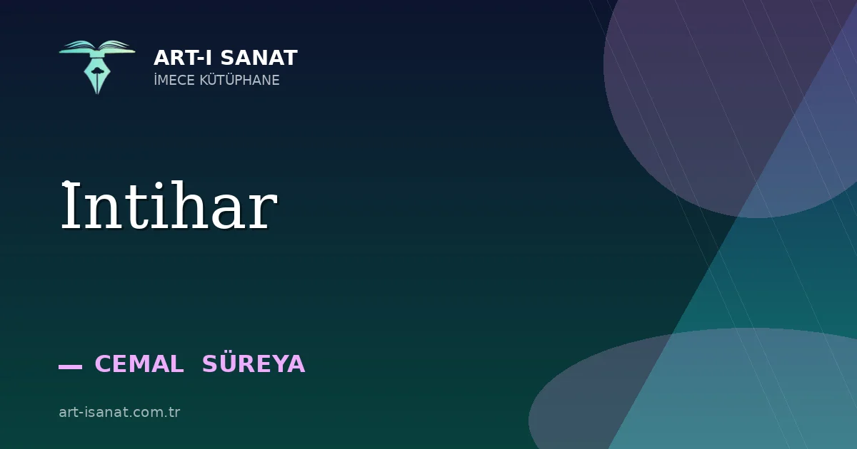 İntihar
