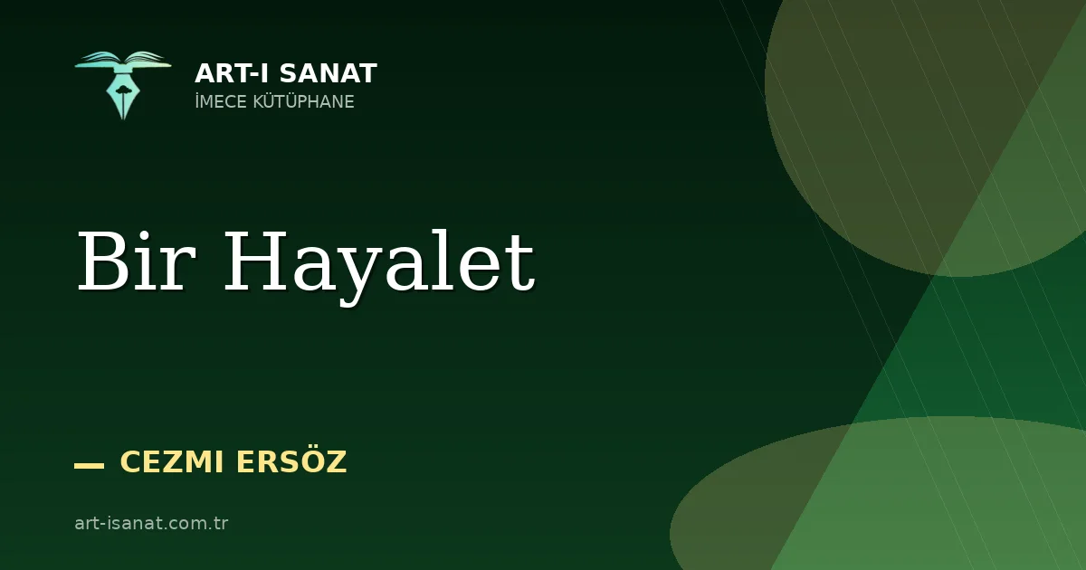 Bir Hayalet