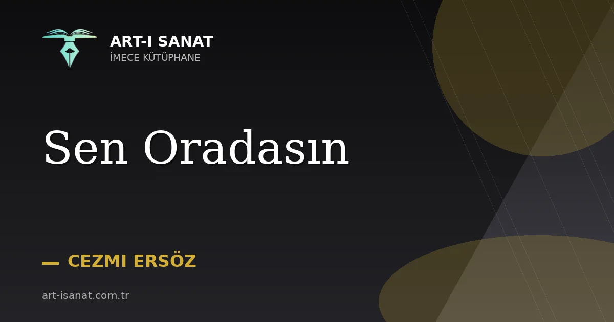Sen Oradasın