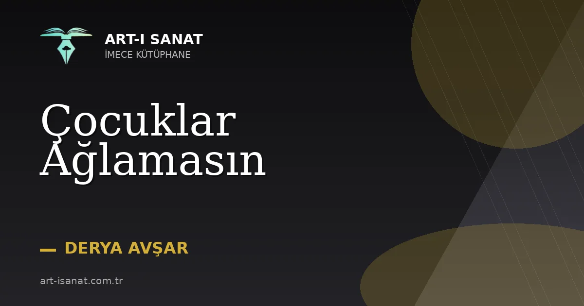 Çocuklar Ağlamasın