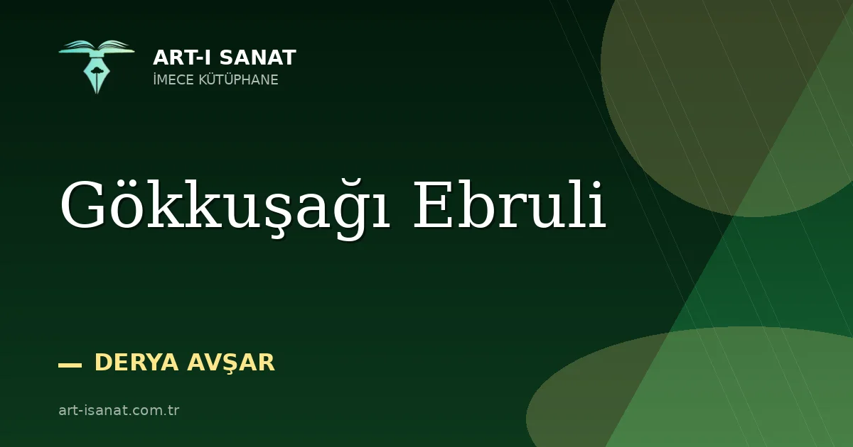 Gökkuşağı Ebruli