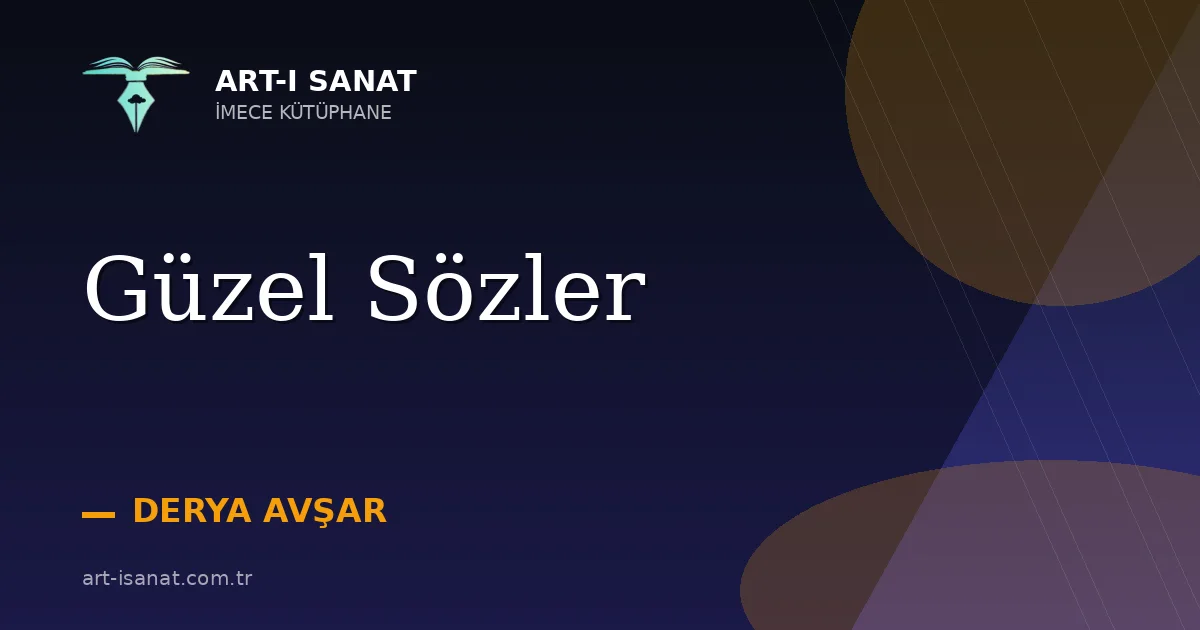 Güzel Sözler
