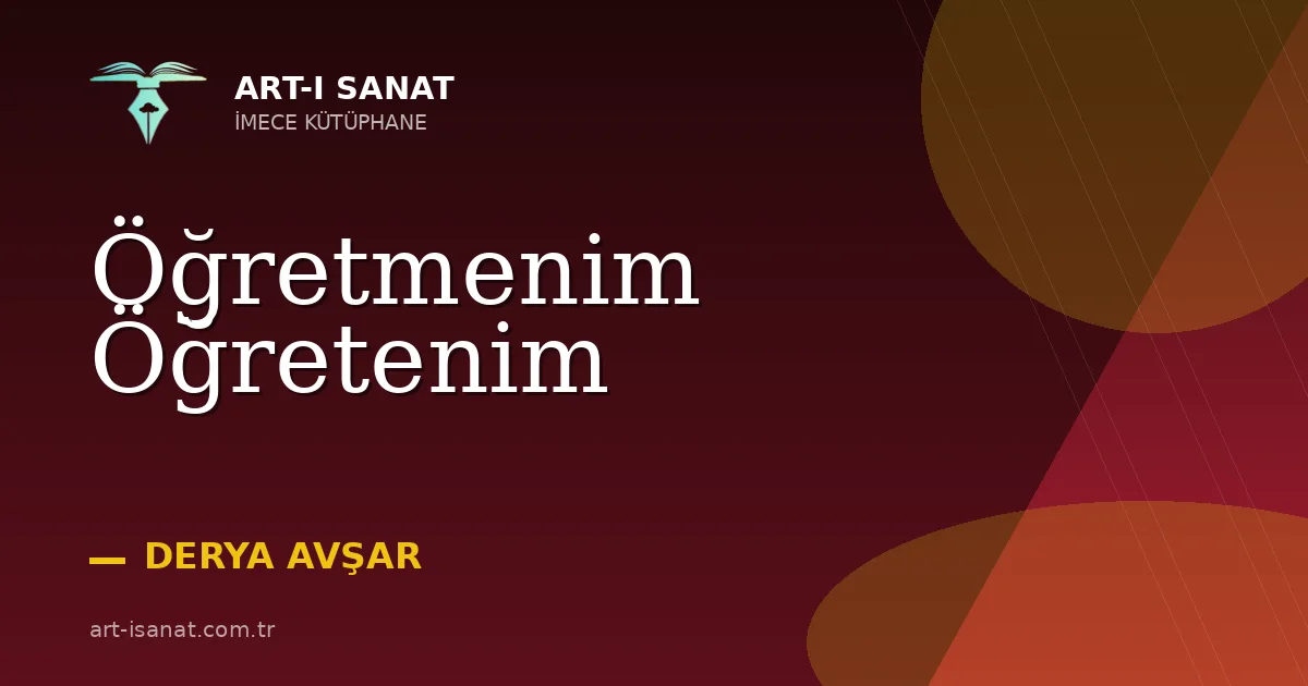 Öğretmenim Öğretenim