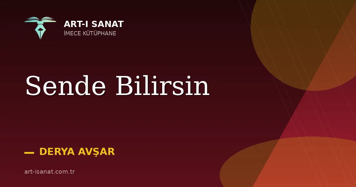 Sende Bilirsin