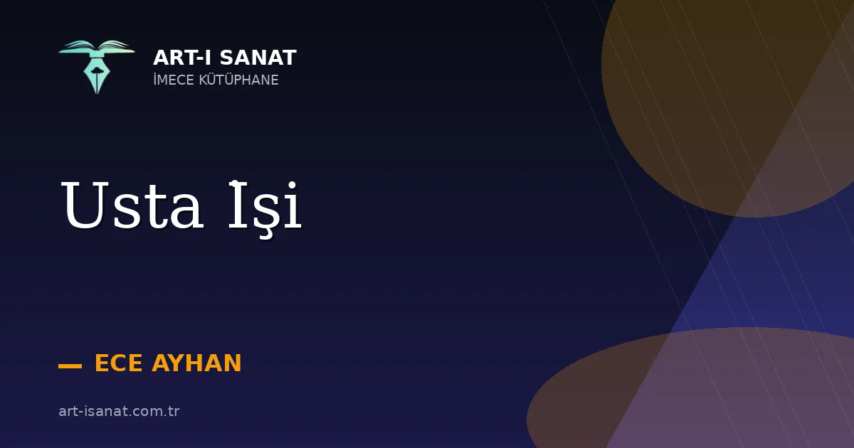 Usta İşi
