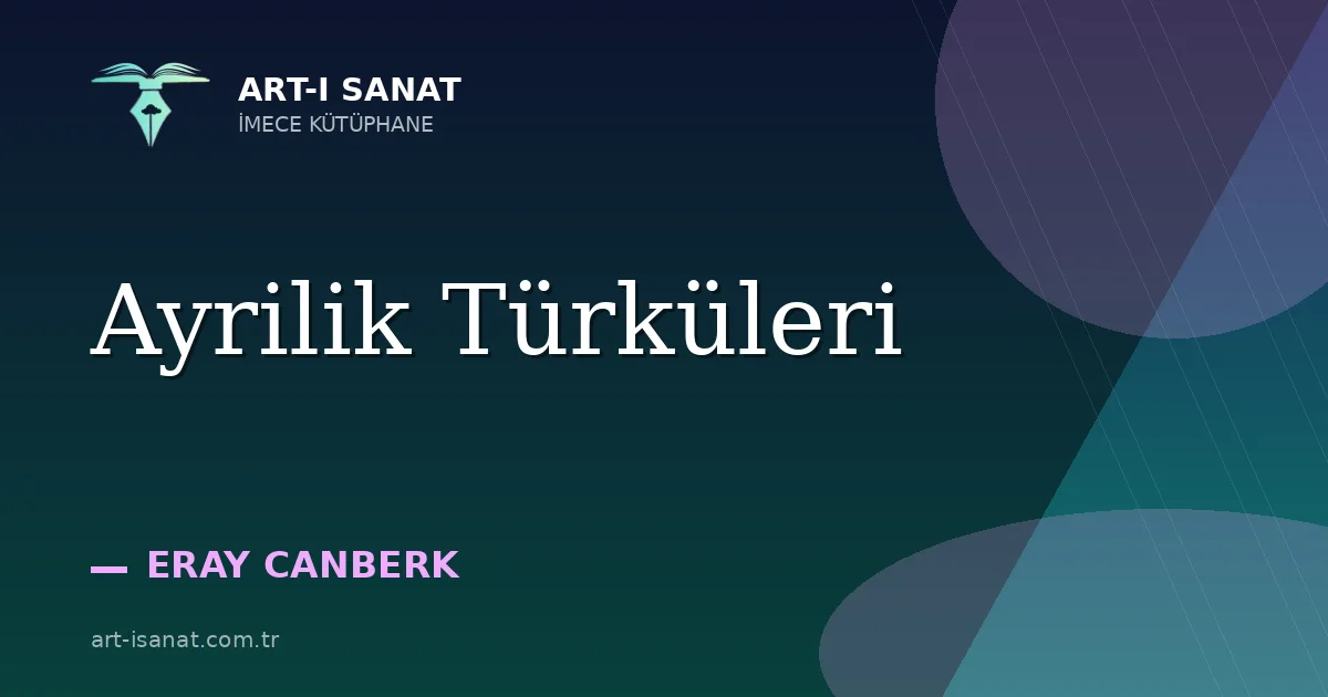 Ayrilik Türküleri