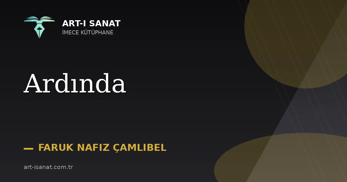 Ardında