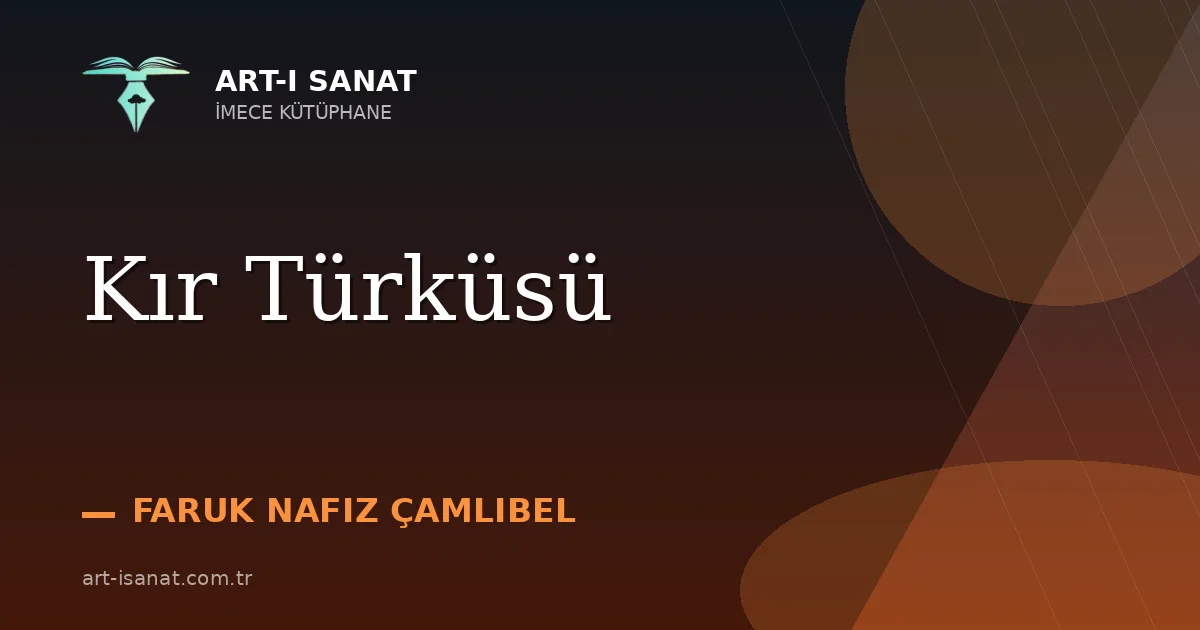 Kır Türküsü