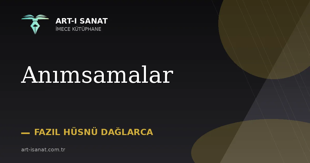 Anımsamalar