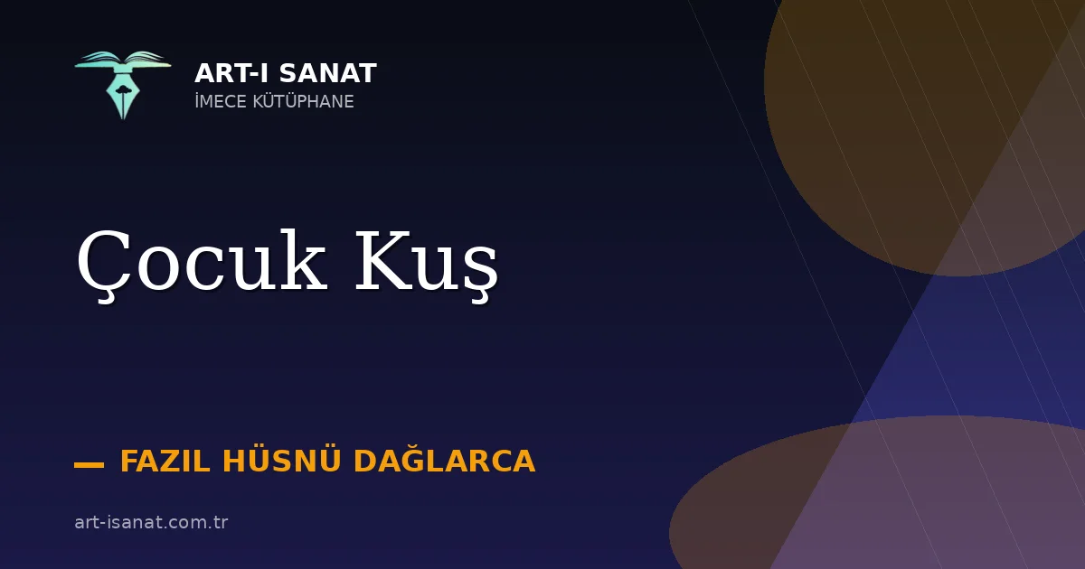 Çocuk Kuş