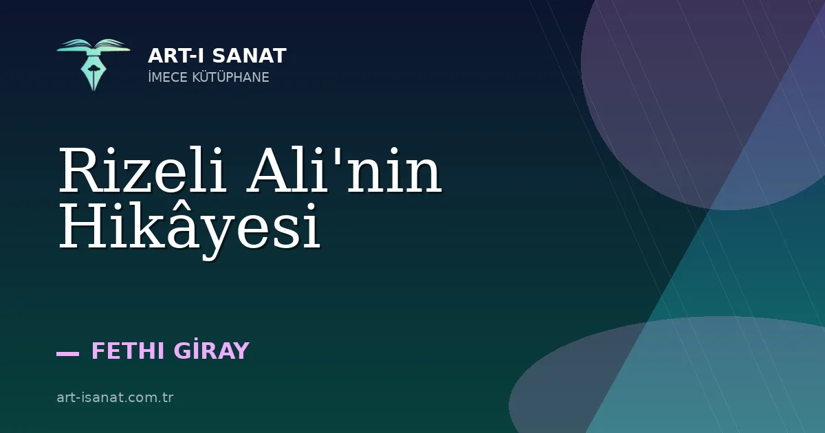 Rizeli Ali'nin Hikâyesi