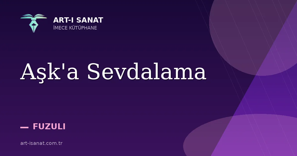 Aşk'a Sevdalama