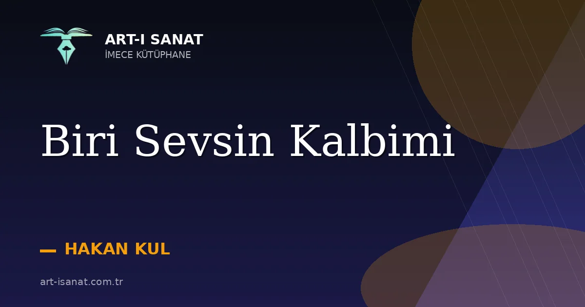 Biri Sevsin Kalbimi