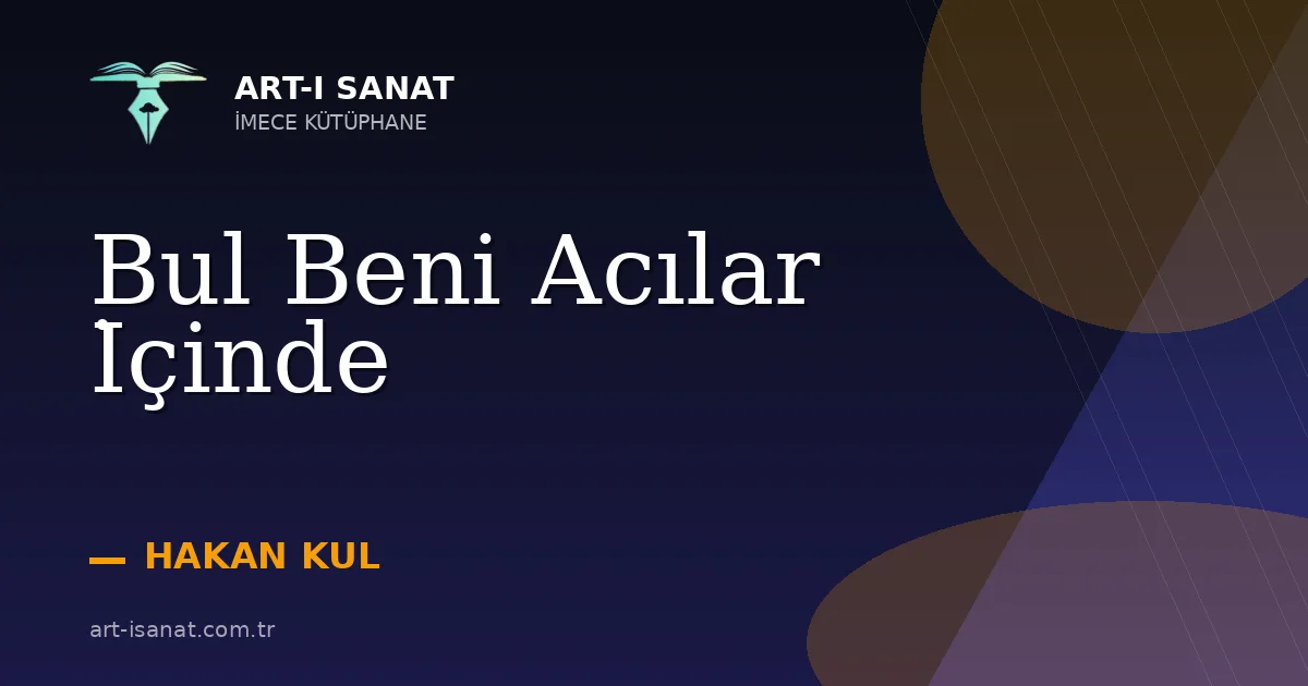 Bul Beni Acılar İçinde