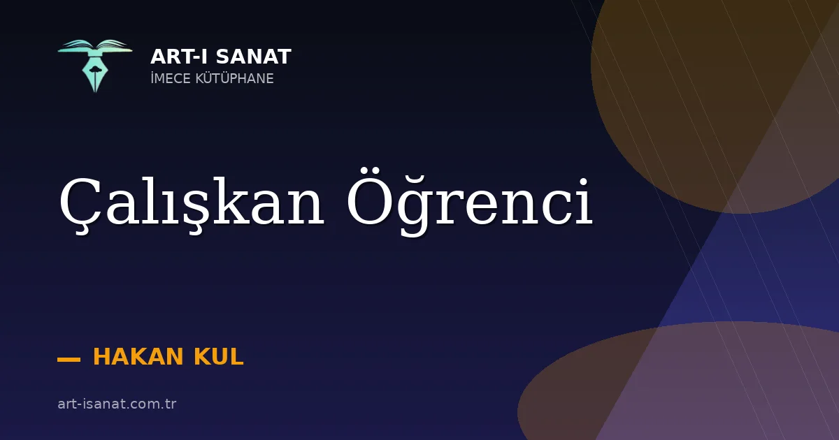 Çalışkan Öğrenci