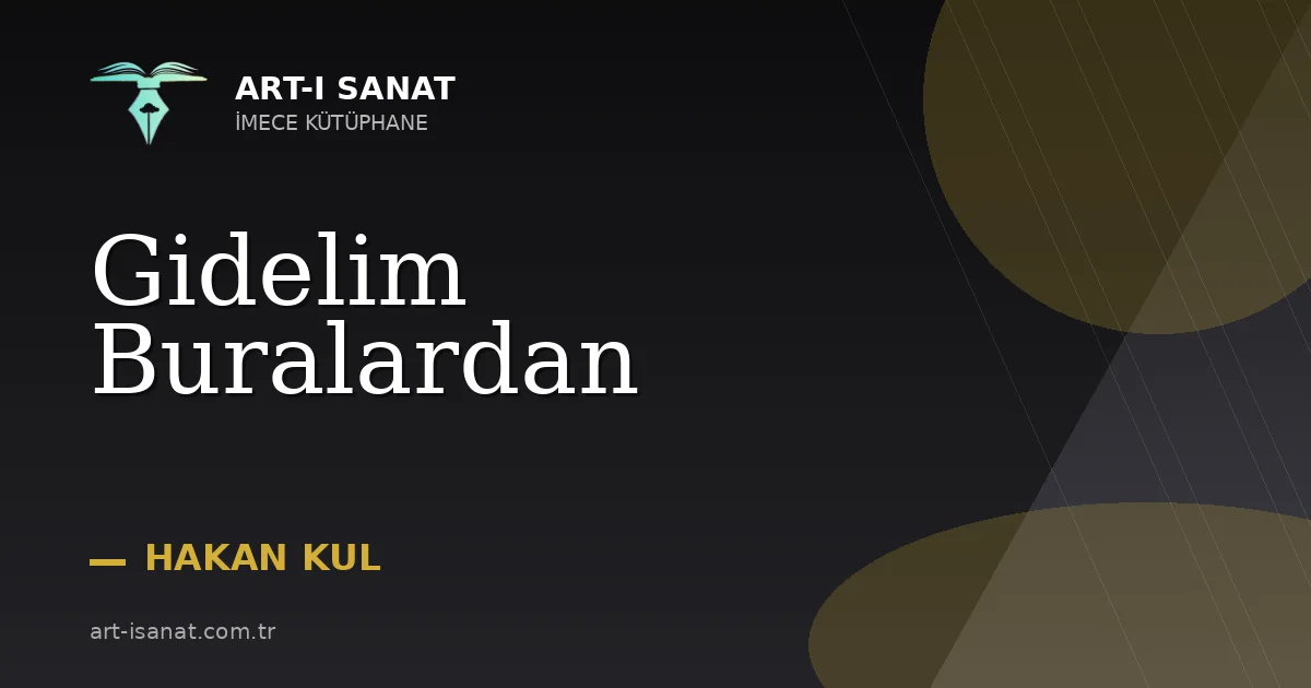 Gidelim Buralardan