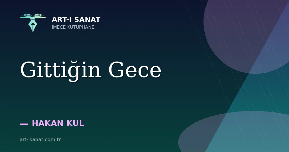 Gittiğin Gece