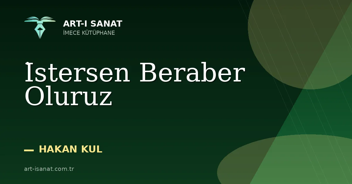 İstersen Beraber Oluruz