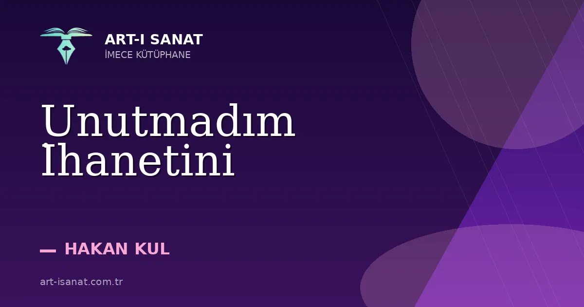 Unutmadım İhanetini