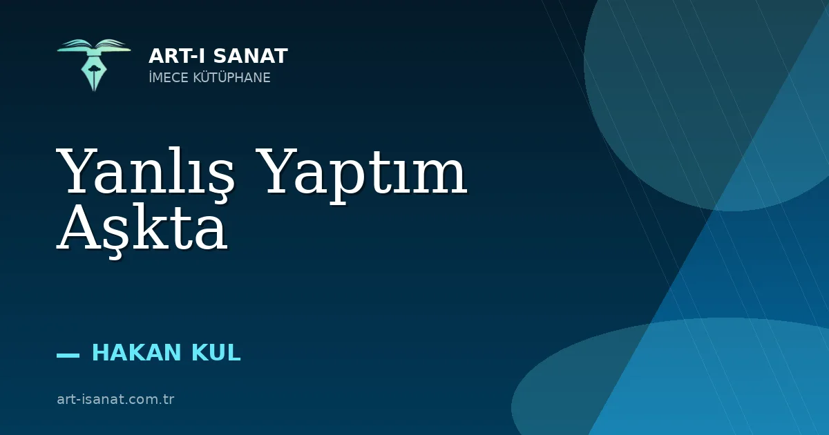Yanlış Yaptım Aşkta