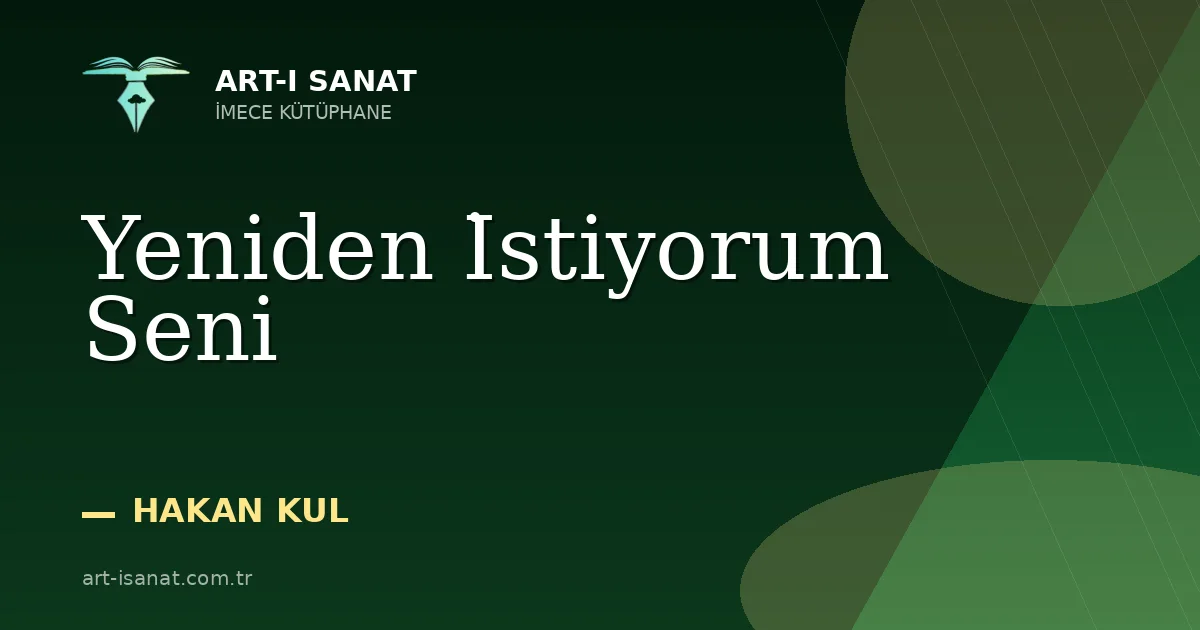 Yeniden İstiyorum Seni